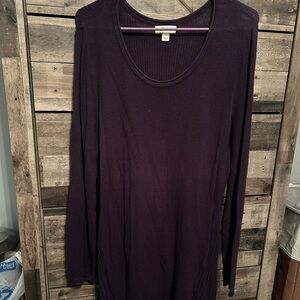 Style & Co Purple Sweater Dress